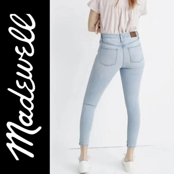 Madewell 9" Mid-Rise Skinny CropJeans in Coolmax Denim Edition - Picture 8 of 8